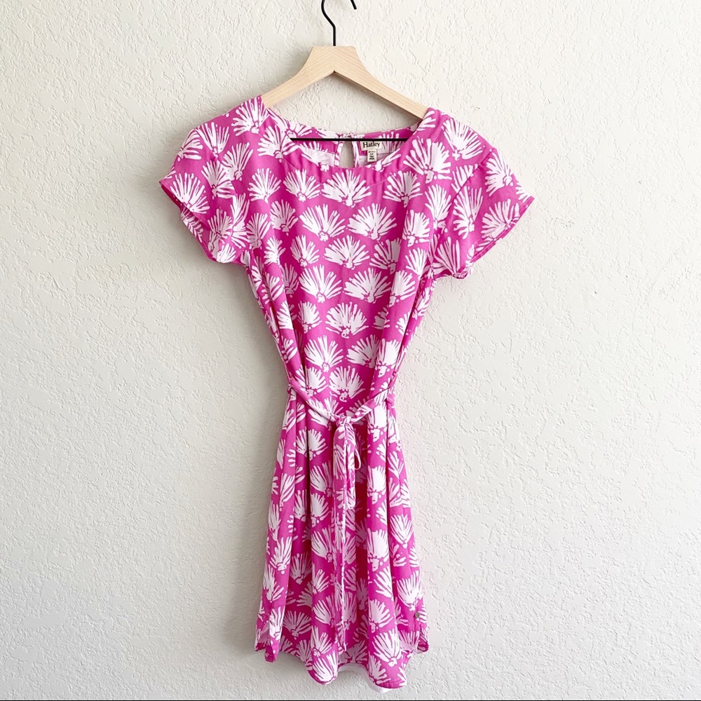 Hatley Seashell Print Belted Shift Dress